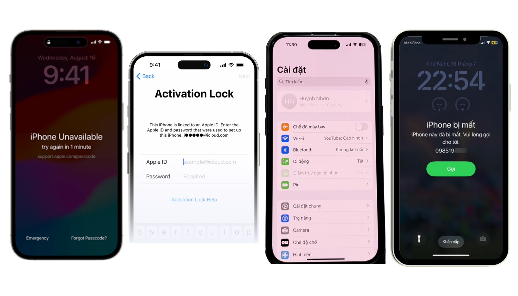Mẹo khắc phục khi quên mật khẩu iPhone